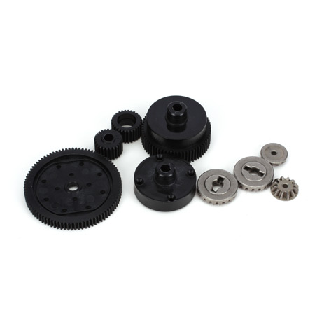 Transmission Plastic Gear Set: 1:10 2wd